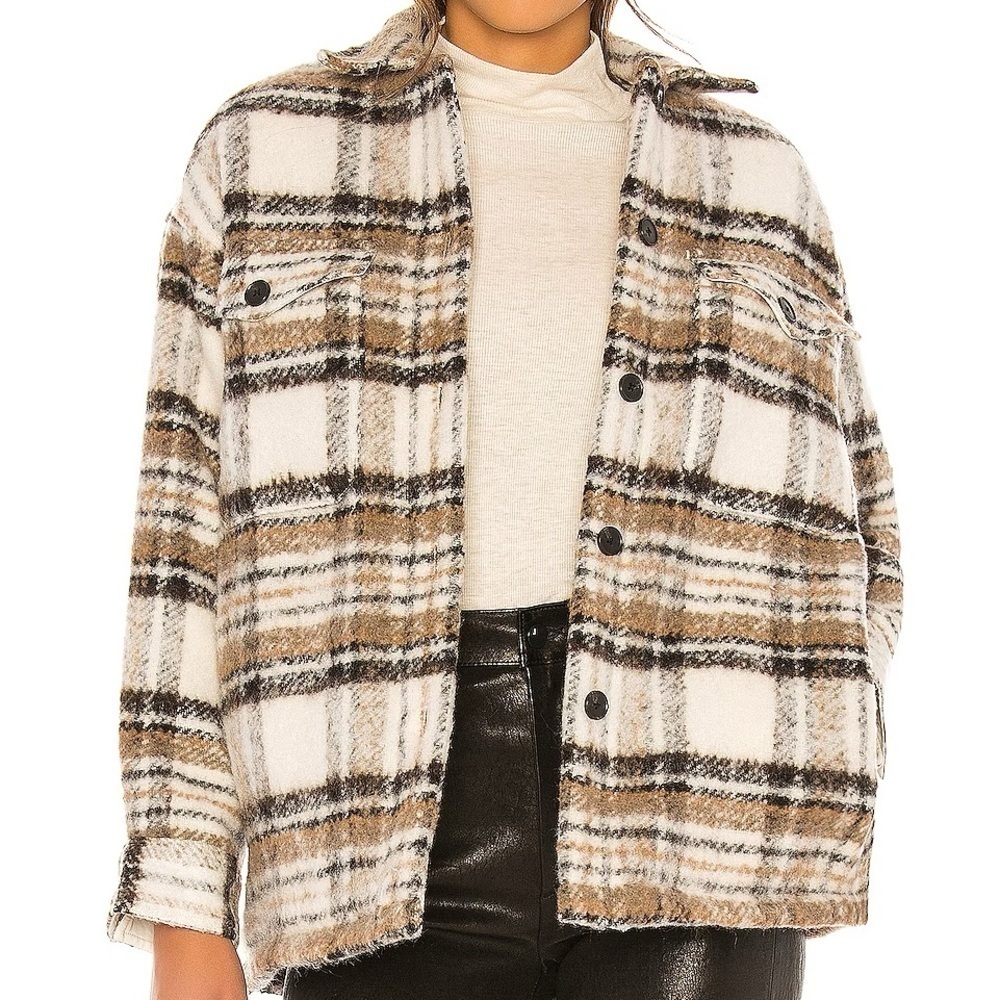 All SAINTS Luella Check Jacket (Ecru White)